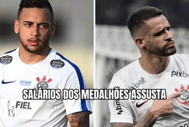 Valores mensais dos jogadores do Corinthians impressiona