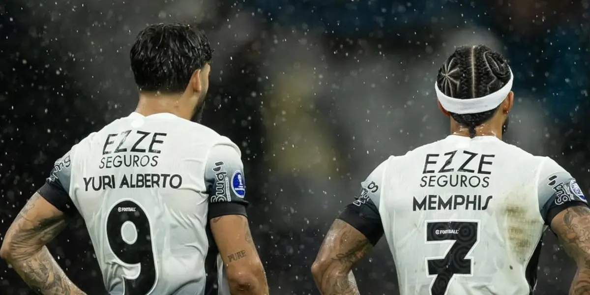 Yuri Alberto e Memphis Depay, atacantes do Corinthans. Foto: Instagram