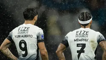 Yuri Alberto e Memphis Depay, atacantes do Corinthans. Foto: Instagram