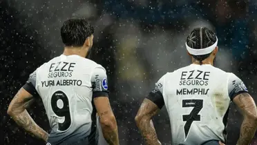 Yuri Alberto e Memphis Depay, atacantes do Corinthians. Foto: Instagram