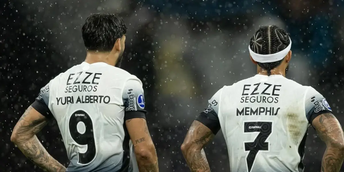 Yuri Alberto e Memphis Depay, atacantes do Corinthians. Foto: Instagram