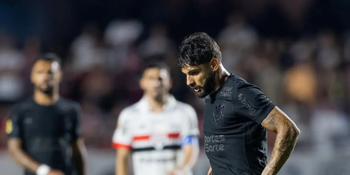 Yuri Alberto em partida contra o São Paulo. Foto: Instagram