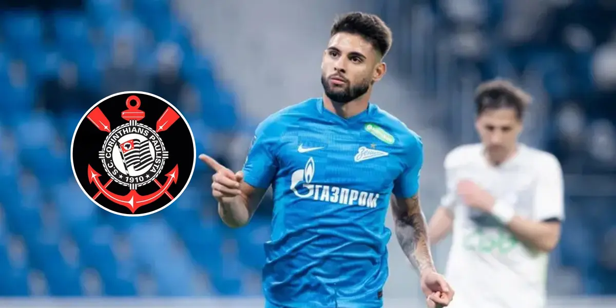 Yuri Alberto jogando pelo Zenit