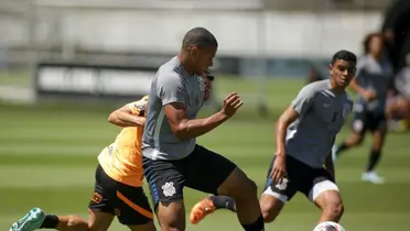 Treinamento no CT do Corinthians. Foto: Instagram 
