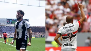 Yuri Alberto e Lucas Moura